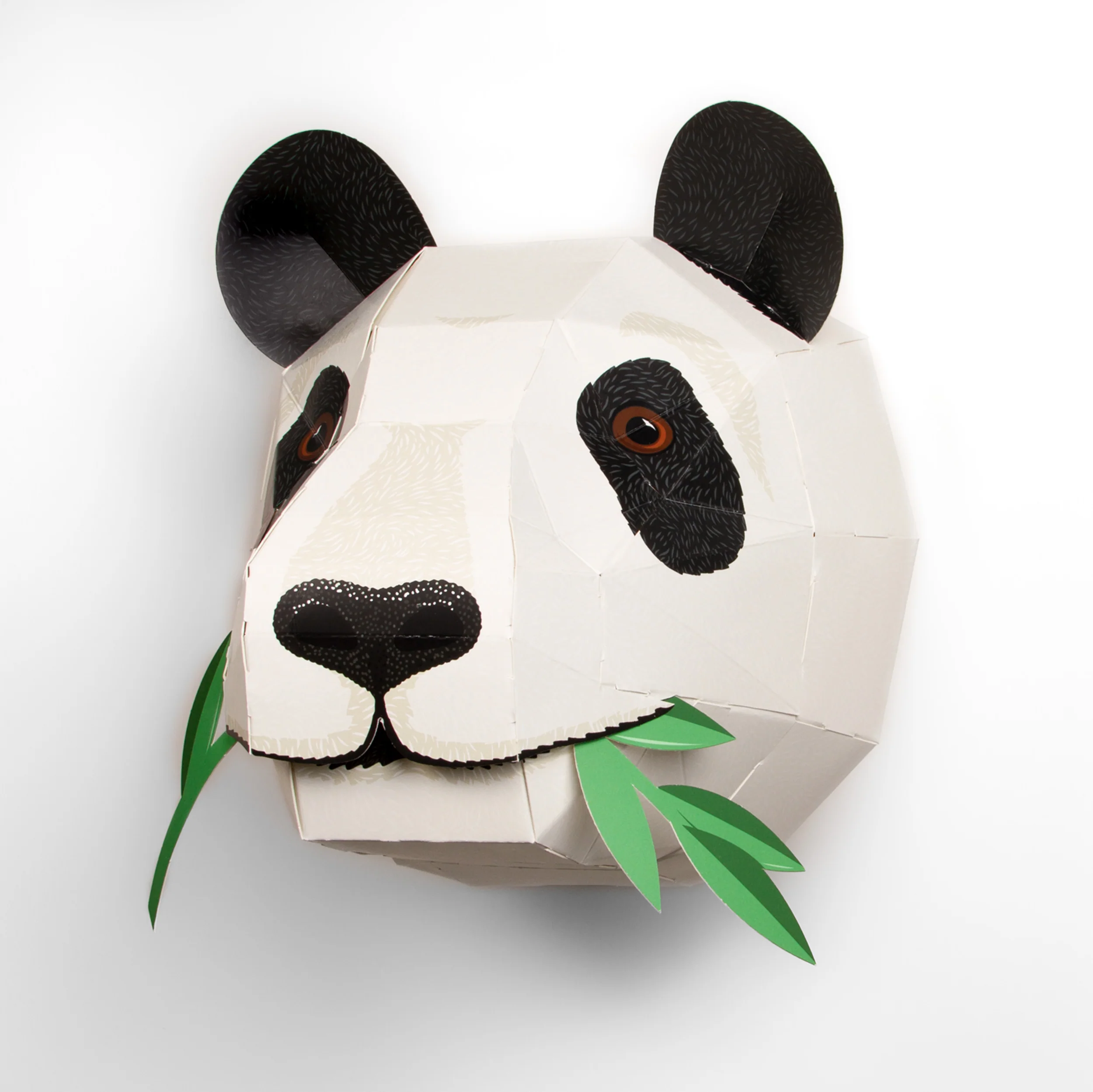 パンダの壁掛けアート(立体ペーパークラフト)WORLD-20-PANDA - 画像 (5)