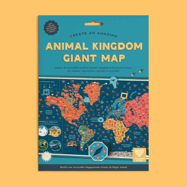 ANIMAL KINGDOM GIANT MAP（動物世界地図）＊英国GIFT OF THE YEAR 2025受賞 WORLD-23-ANIMALMA - 画像 (6)