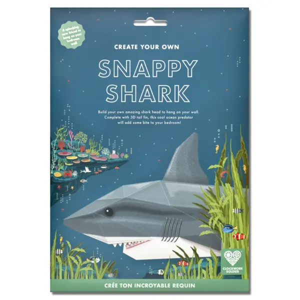 迫力満点！サメの壁掛けアート ＊英国GIFT OF THE YEAR 2025受賞＊OCEAN-19-SHARK - 画像 (2)
