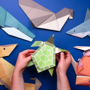 折り紙で作る海の生物たち＊英国GIFT OF THE YEAR 2025受賞 OCEAN-20-ORIGAMI
