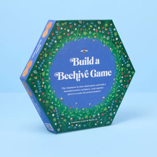 定番のドミノゲームを3Dのビーハイブで！（組み立てペーパークラフトゲーム）BBB-23-BEEGAME - 画像 (3)