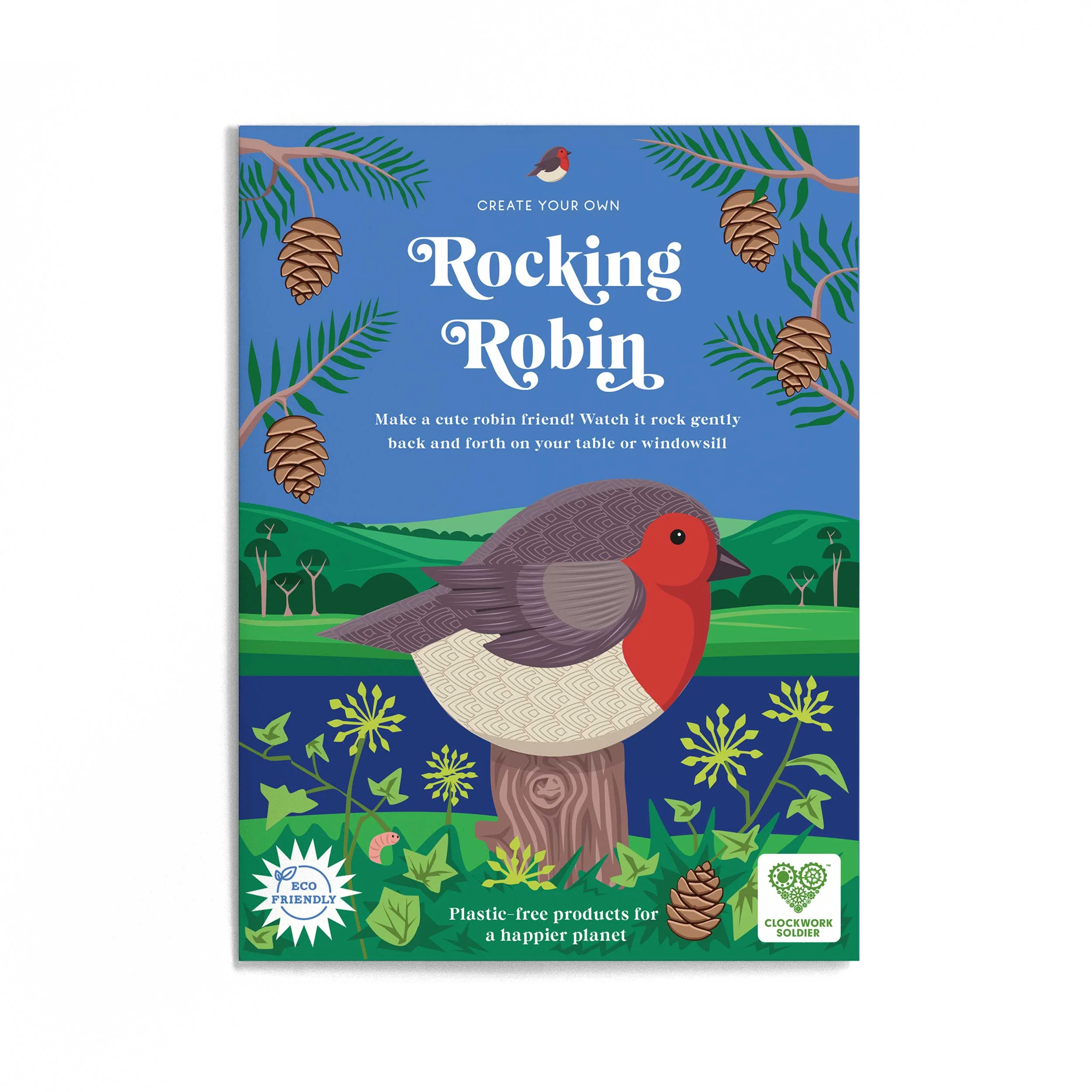 ヨーロッパ ムクドリ(組み立て式ペーパークラフト)BBB-23-ROBIN - 画像 (2)