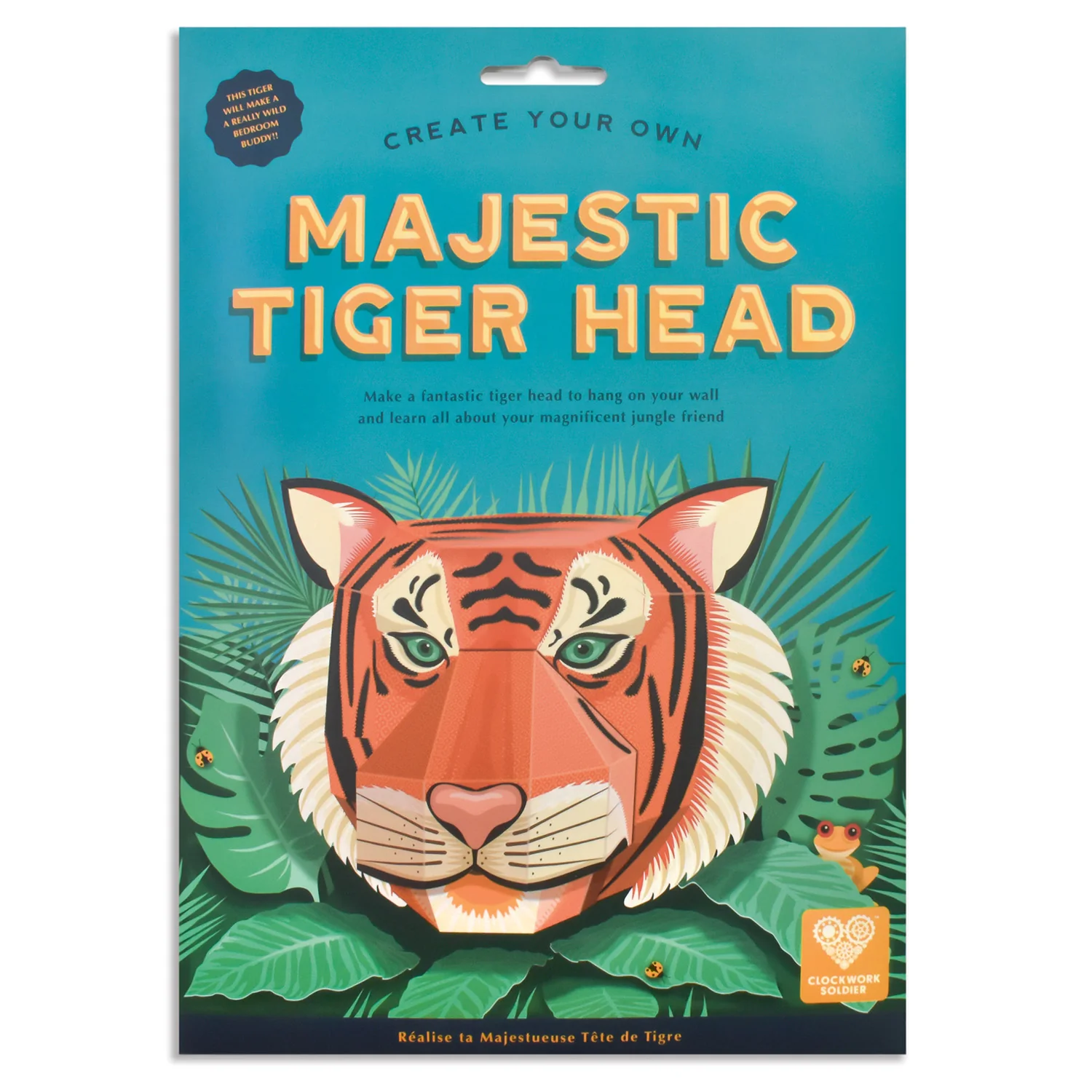 雄大な虎の頭を自分で作ろう *英国GIFT OF THE YEAR 2025受賞*WORLD-18-TIGER - 画像 (2)