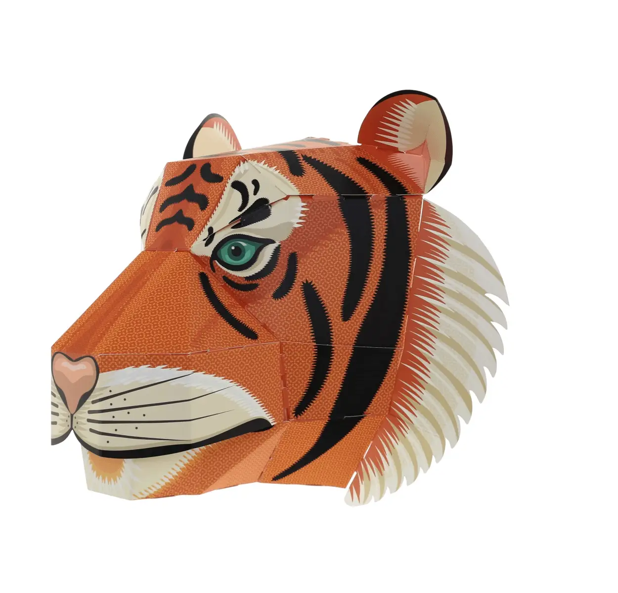 雄大な虎の頭を自分で作ろう *英国GIFT OF THE YEAR 2025受賞*WORLD-18-TIGER - 画像 (3)