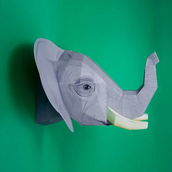 自分だけの特別なゾウ　壁掛けアート　＊英国GIFT OF THE YEAR 2025受賞＊WORLD-23-ELEPFANT - 画像 (5)