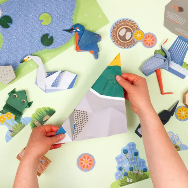 折り紙で作る湿地の野生動物たち＊英国GIFT OF THE YEAR 2025受賞 WWT-21-ORIGAMI - 画像 (7)