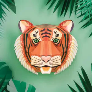 雄大な虎の頭を自分で作ろう　＊英国GIFT OF THE YEAR 2025受賞＊WORLD-18-TIGER