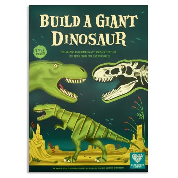 巨大恐竜を作ろう（立体ペーパークラフト）＊英国GIFT OF THE YEAR 2025受賞＊DIN-14-GIANT - 画像 (2)