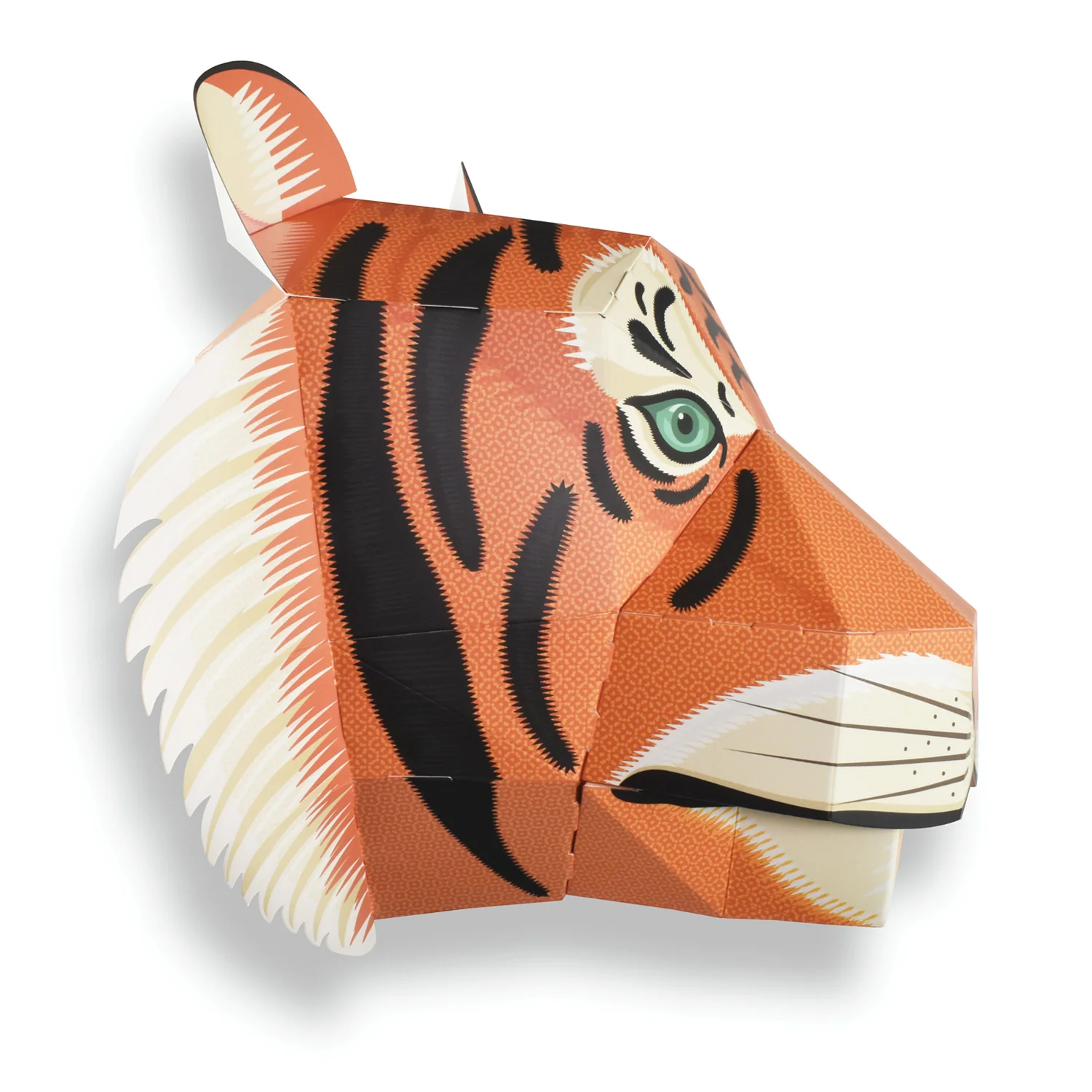 雄大な虎の頭を自分で作ろう *英国GIFT OF THE YEAR 2025受賞*WORLD-18-TIGER - 画像 (6)