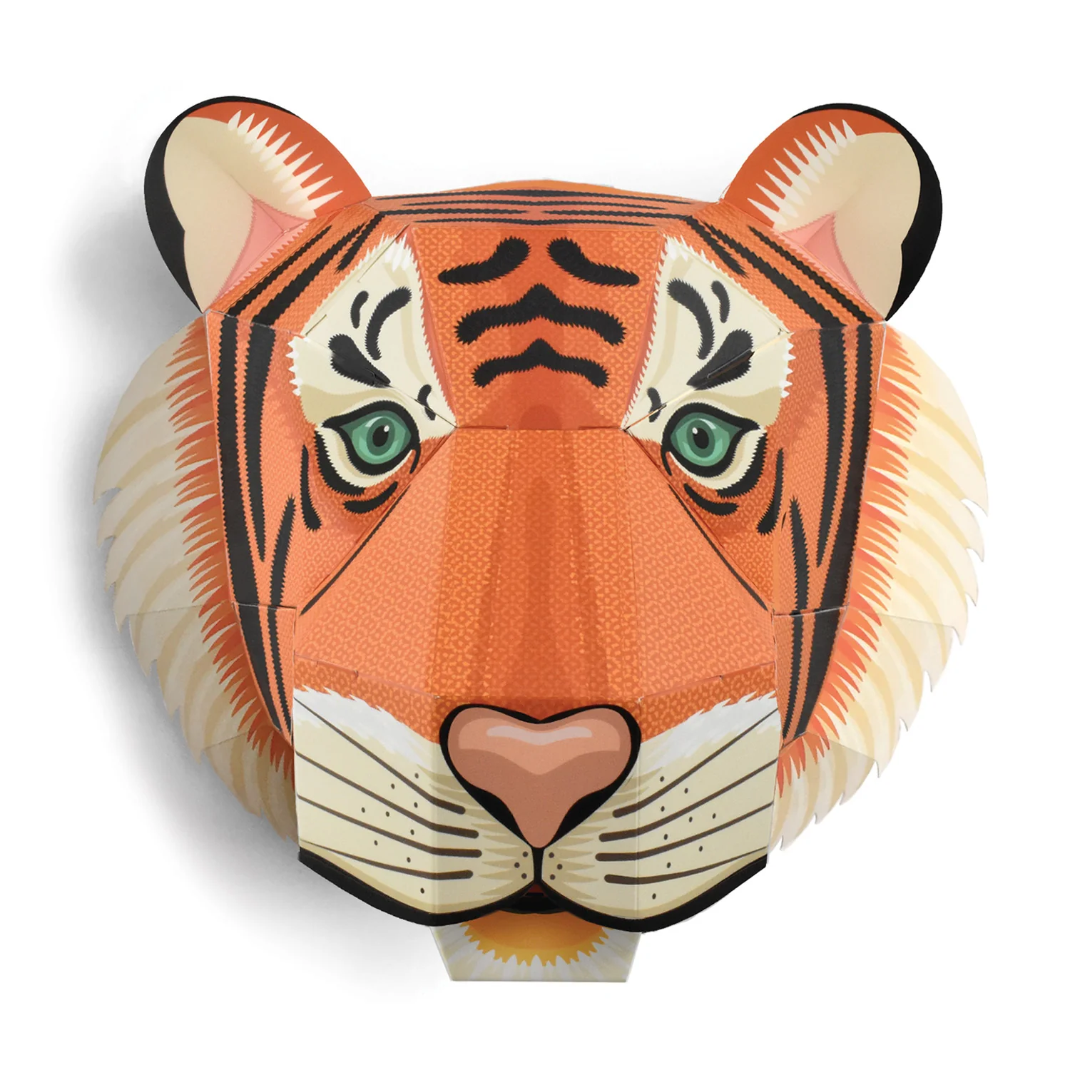 雄大な虎の頭を自分で作ろう *英国GIFT OF THE YEAR 2025受賞*WORLD-18-TIGER - 画像 (4)
